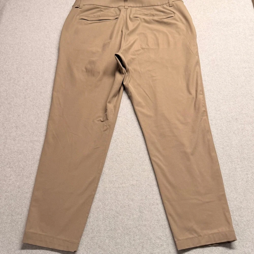 Lululemon Commission Slim-Fit Pant 34 Tan Khaki Warpstreme Chino Dress Casual